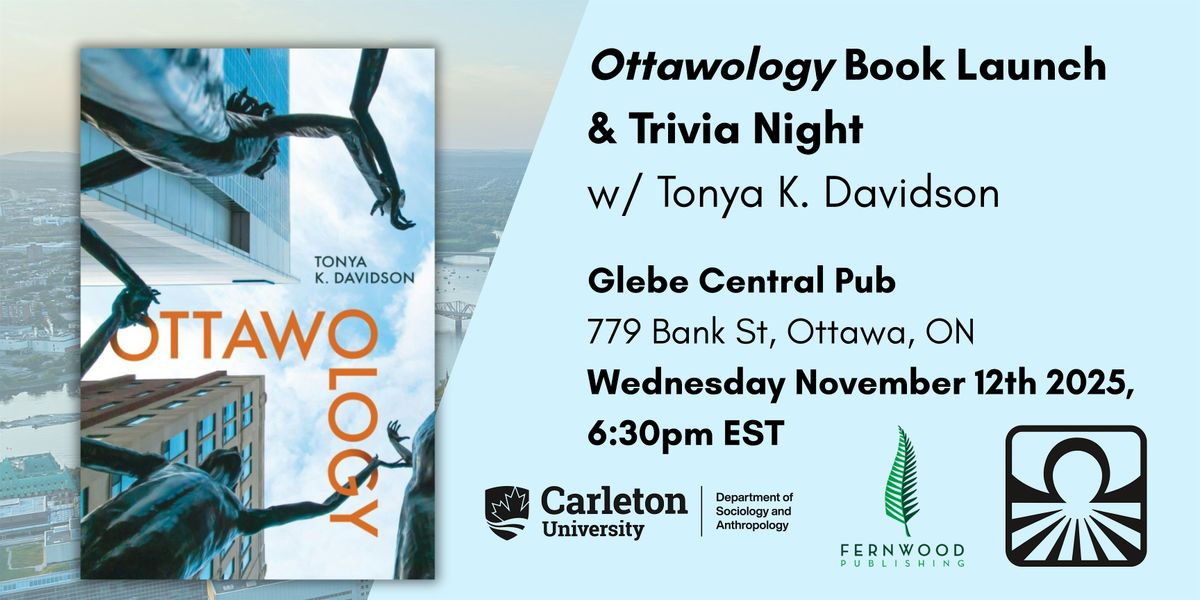 Ottawology Book Launch & Trivia Night at Glebe Central Pub