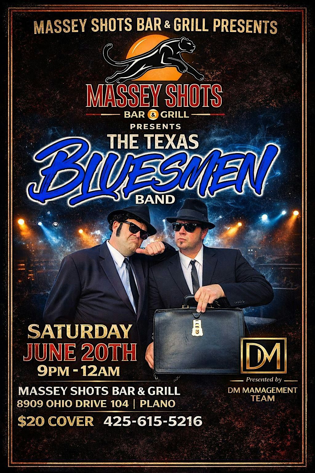 The Texas Bluesmen Band - Live at Massey Shots