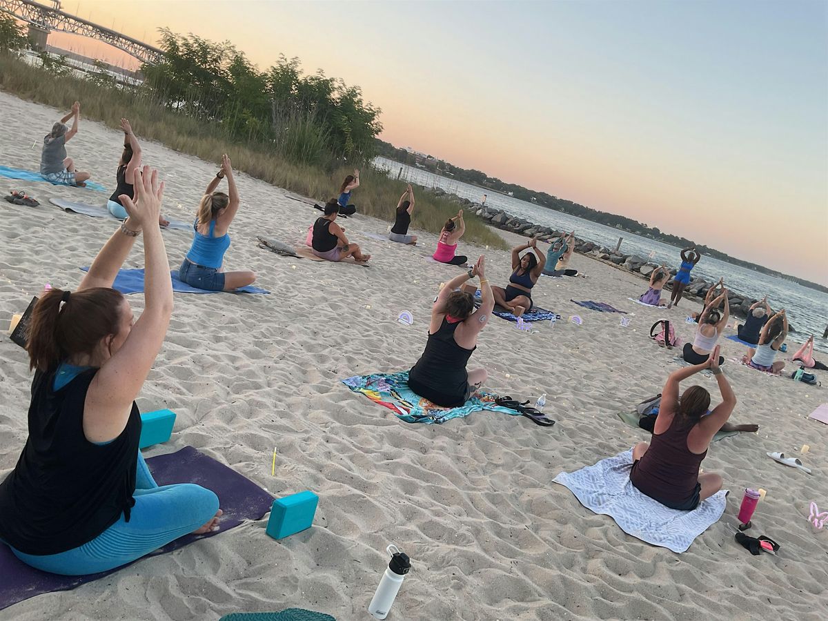 Full Moon Yoga at the beach