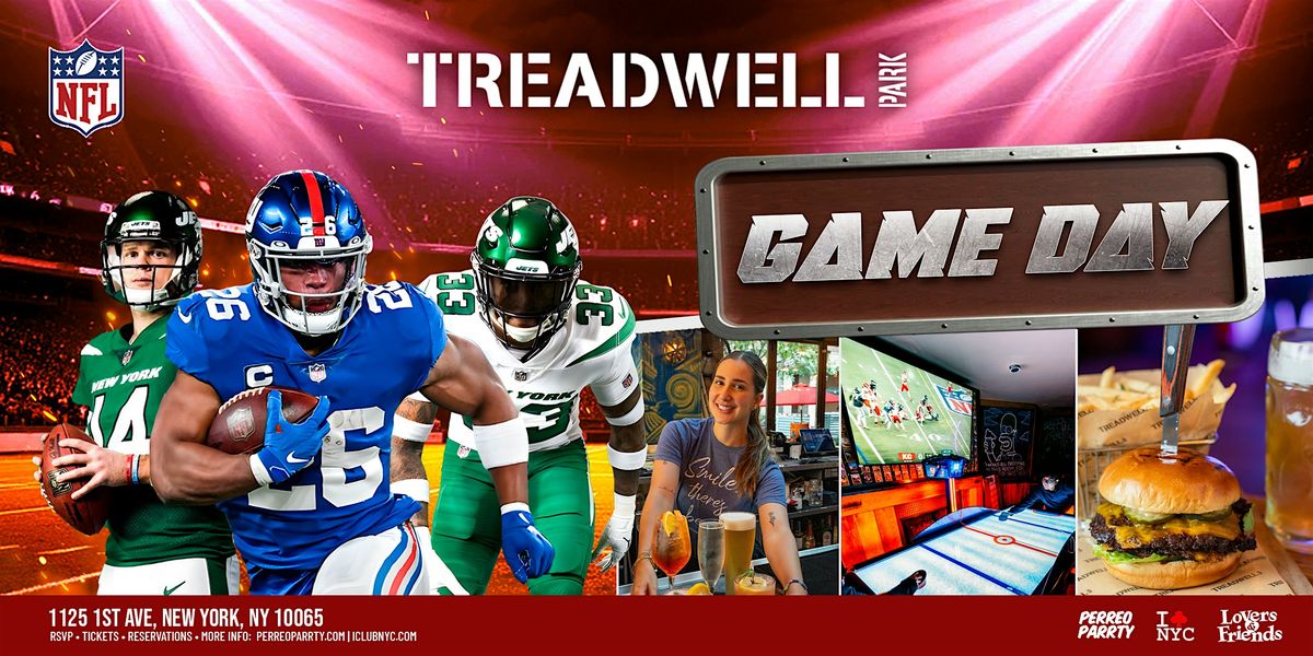 SUNDAY GAME DAY  @  TREADWELL  PARK  UES -  Bites & Games