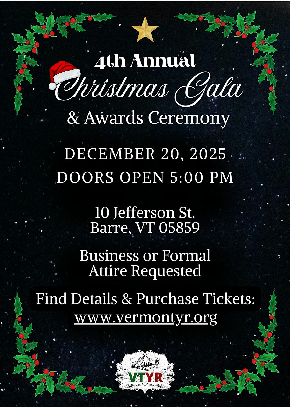 4th Annual Christmas Gala & Awards Ceremony