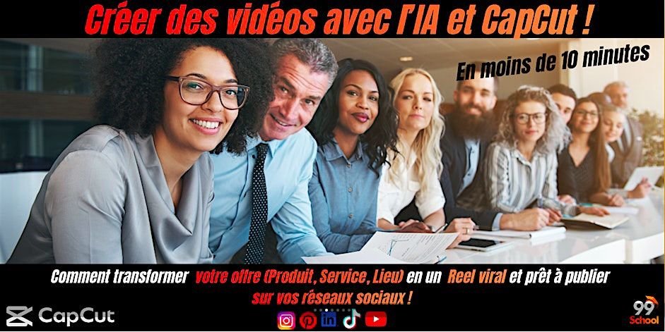 Cr\u00e9er une vid\u00e9o pro avec l'IA et CapCut !