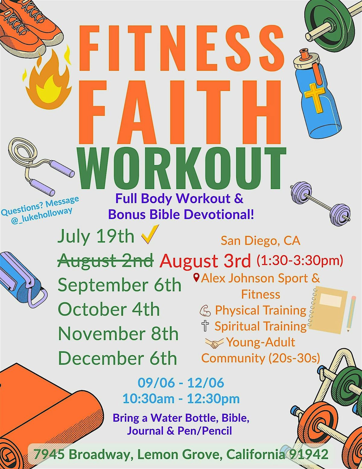 Fitness x Faith Workout