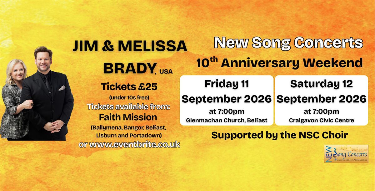 Jim & Melissa Brady in concert Glenmachan, Belfast