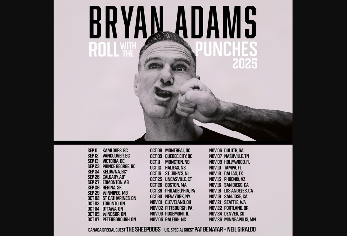 Bryan Adams with Pat Benatar & Neil Giraldo Philadelphia Tickets