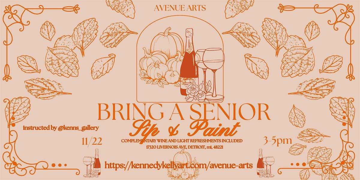 Sip and Paint : Bring A Senior