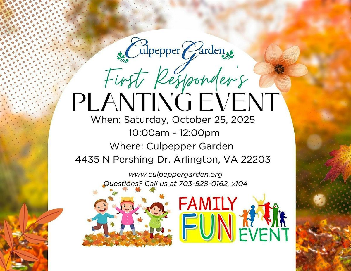 First Responders Planting Event