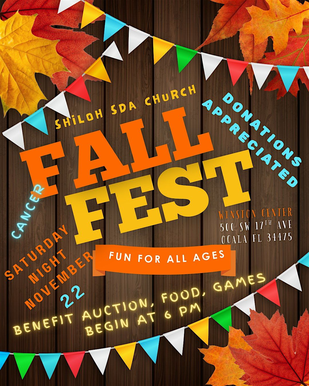 Cancer Benefit Fall Fest