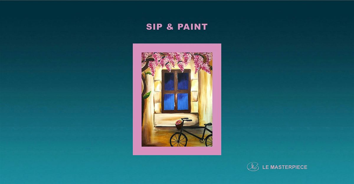 Sip and Paint: Mediterranean Window