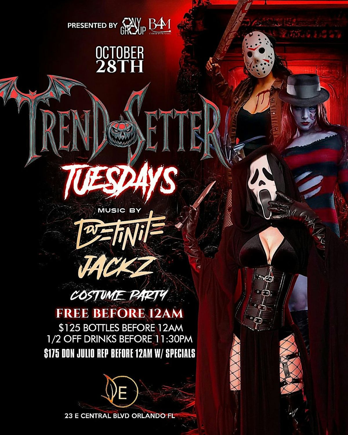 TRENDSETTER TUESDAYS COSTUME PARTY