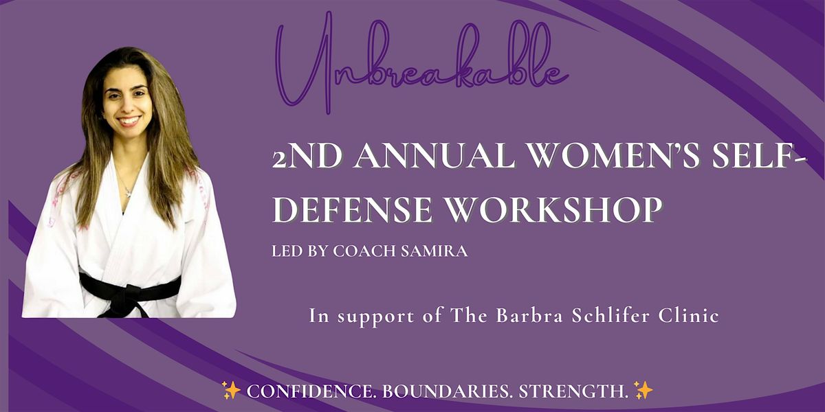 Unbreakable: Women\u2019s Self-Defense Class (Sat, Dec 13)