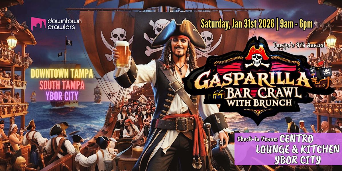 9th Annual Gasparilla Bar Crawl, Brunch & VIP Party - Tampa (Centro Lounge)