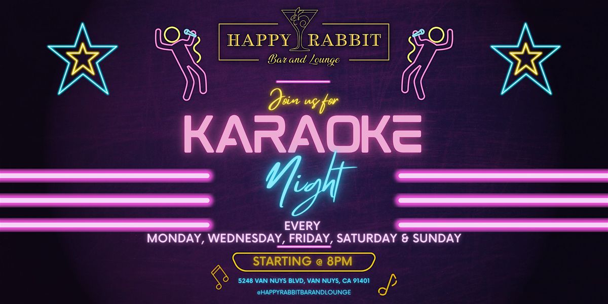 Karaoke Night @ Happy Rabbit!