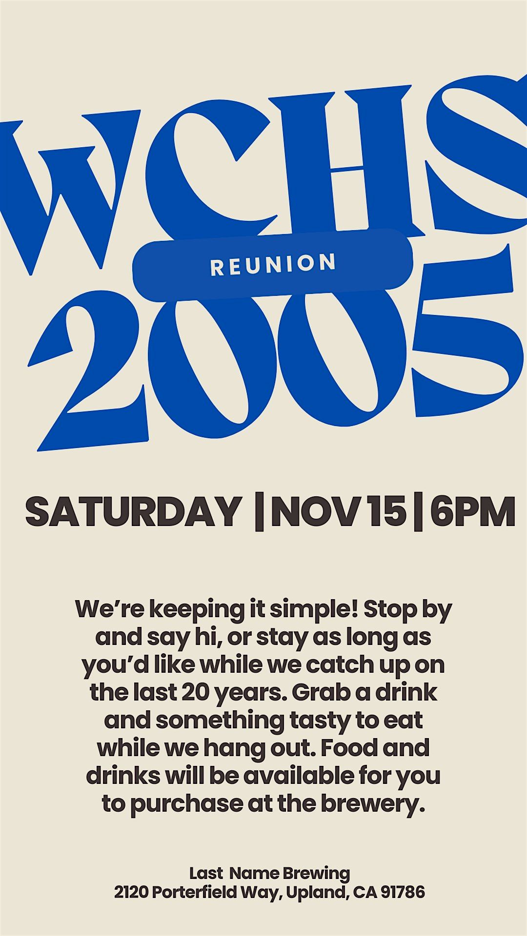 Western Christian High School Reunion