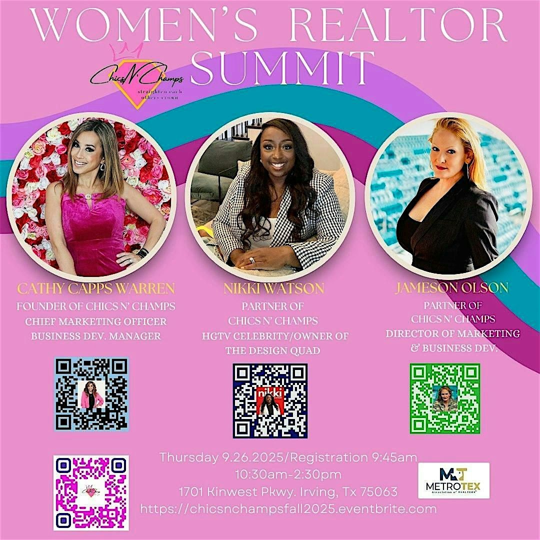 Chics N' Champs-3rd Annual Women's (Only) Realtor Fall Summit 2025