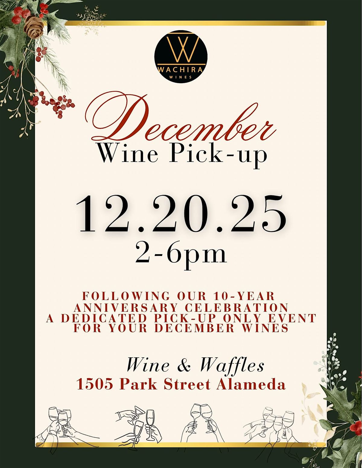 December Wine Club Pick-Up (Pick-Up Only Event)