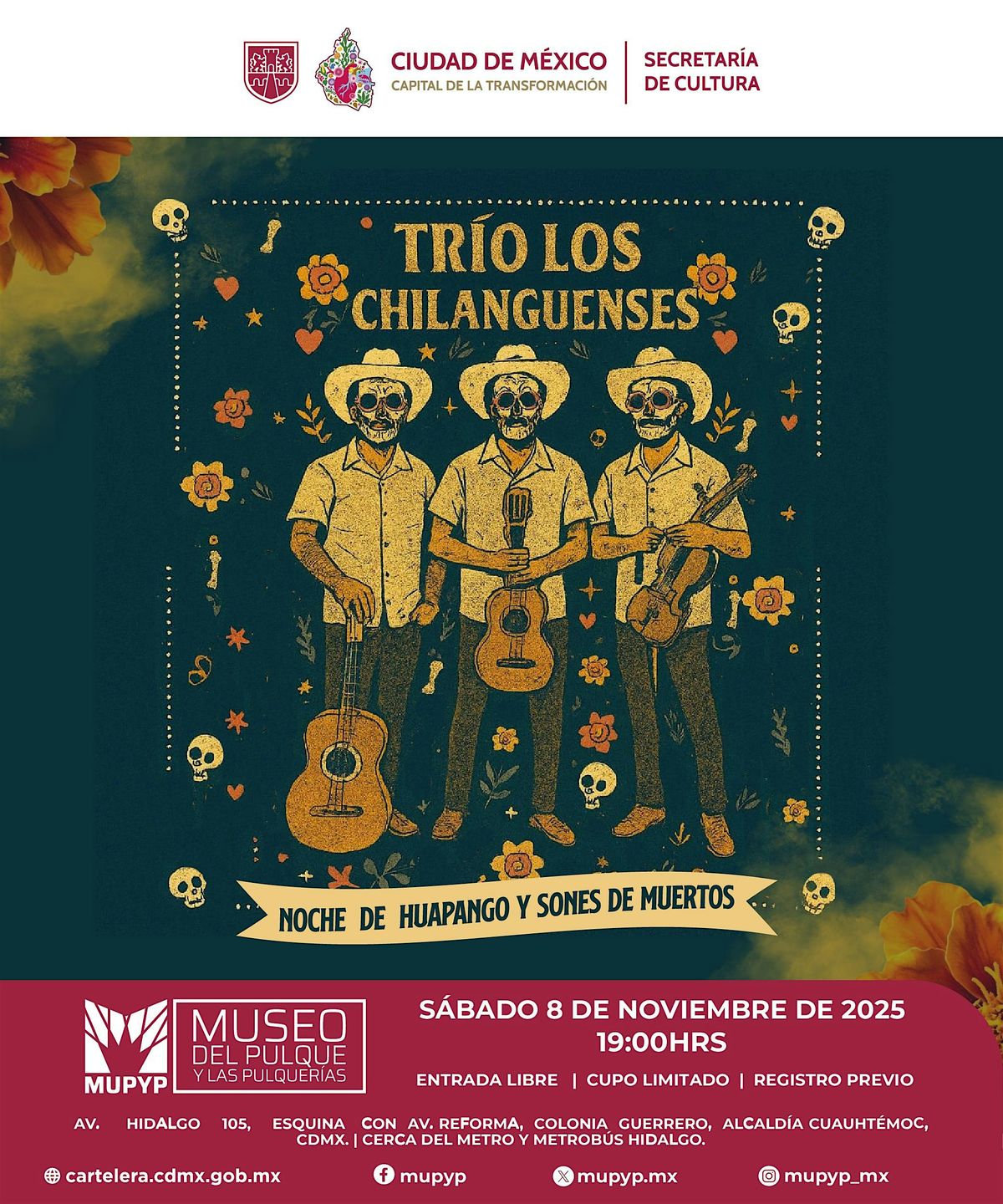 TR\u00cdO LOS CHILANGUENSES \/ NOCHE DE HUAPANGO Y SONES DE MUERTOS