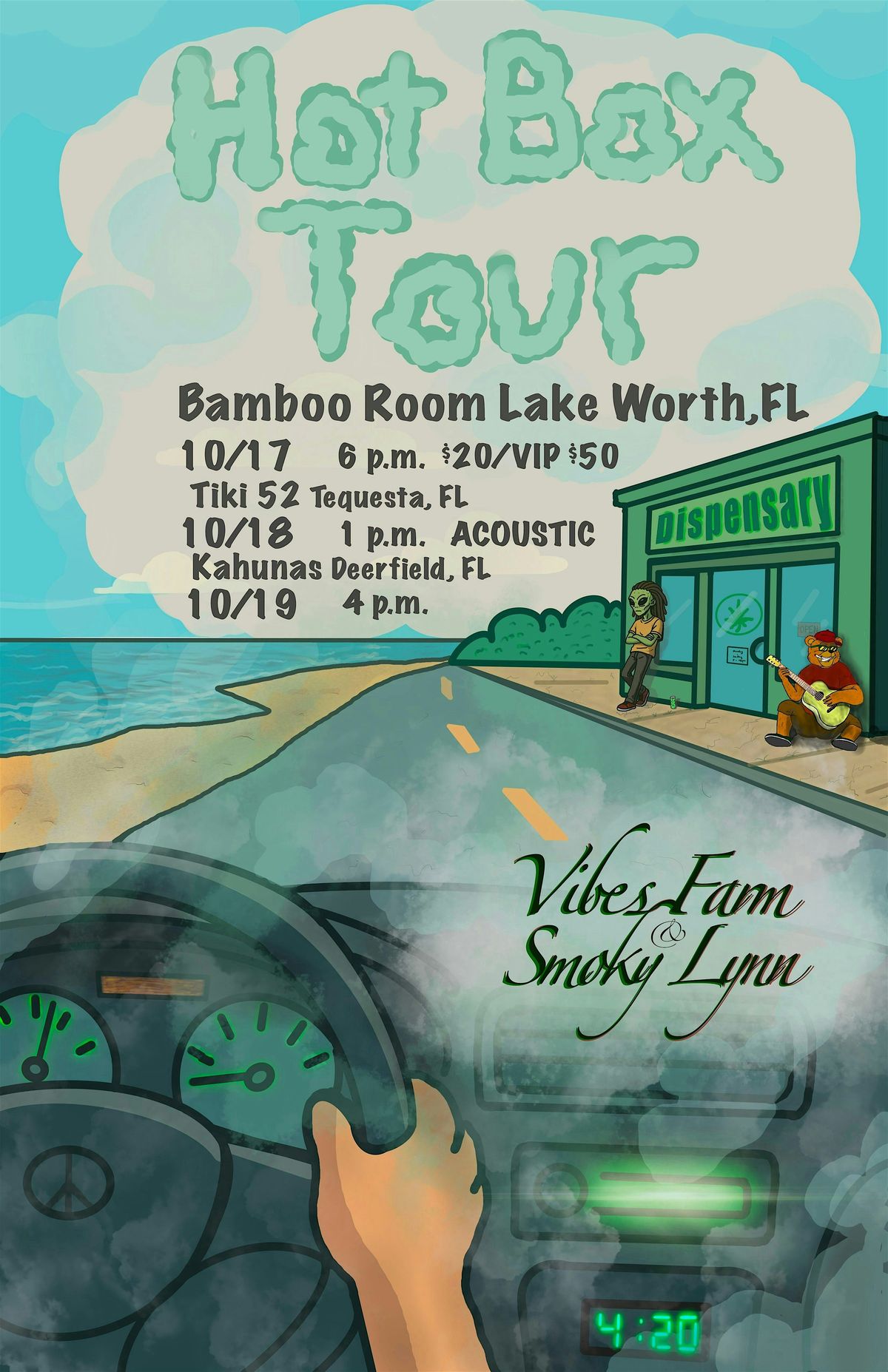 Bamboo Room - VibesFarmxSmokyLynn HOTBOX Tour Night 1 ft. Indigo-I