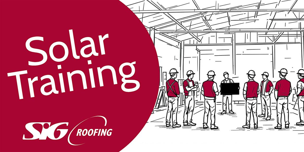 SIG Roofing Solar Training in Aberdeen - AM