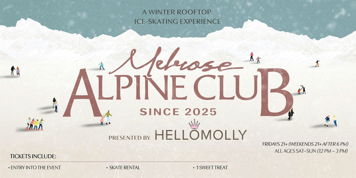 Melrose Alpine Club: Rooftop Ice Skating in West Hollywood