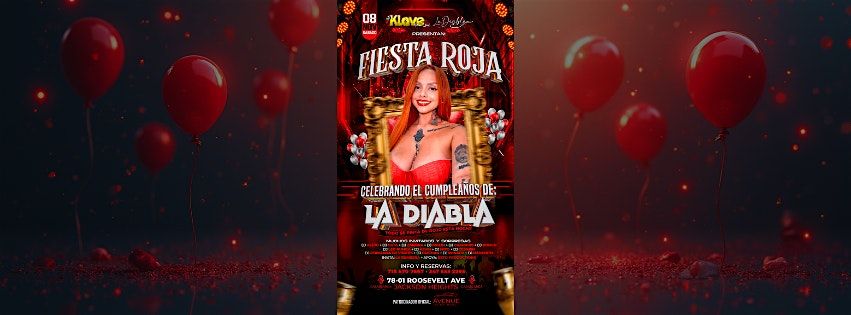 Salseros LA FIESTA ROJA Celebrando Cumplea\u00f1os de La Diabla en La Klave NY