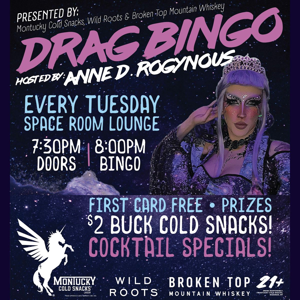 Drag Bingo @ Space Room Lounge
