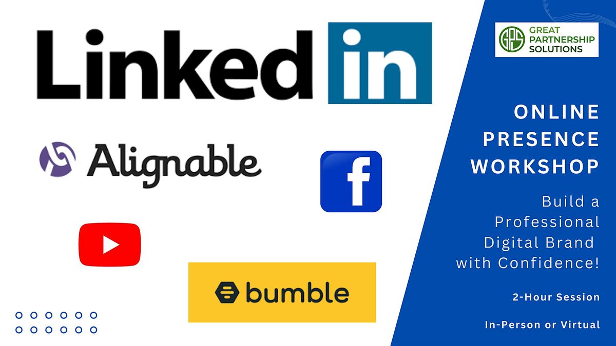 ONLINE PRESENCE WORKSHOP: Build a Professional Digital Brand w\/ Confidence