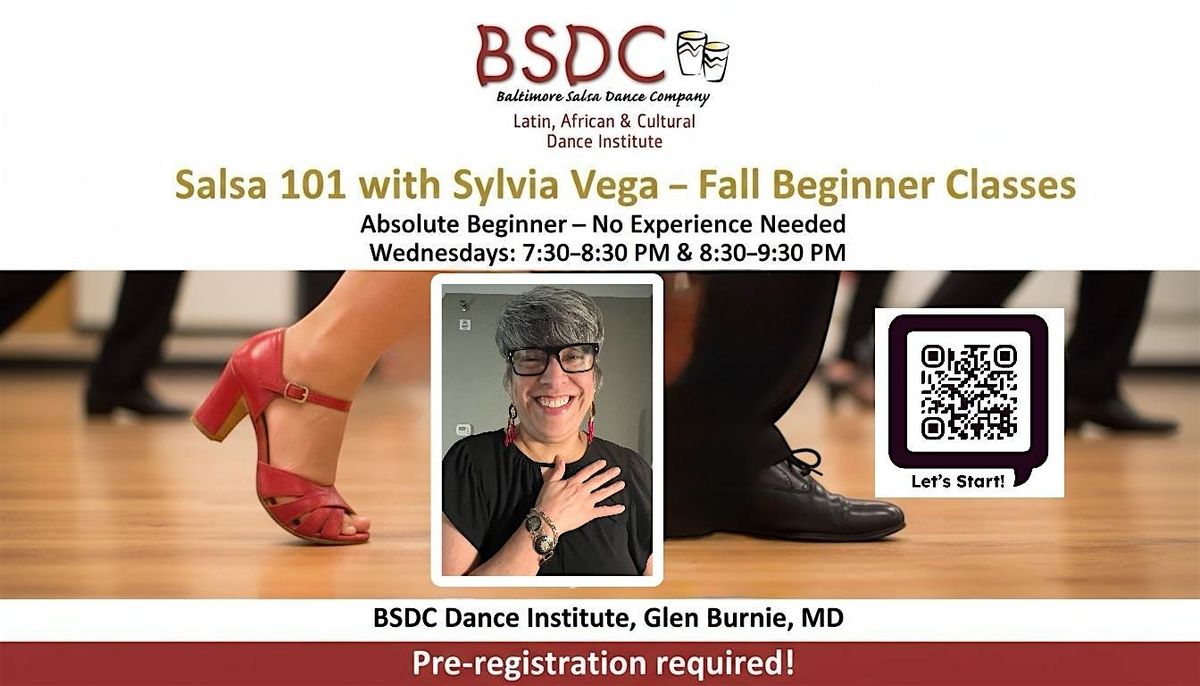 Salsa 101! Wednesdays! 7:30pm & 8:30pm!