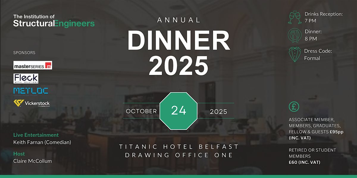 NI Regional Group IStructE Annual Dinner 2025