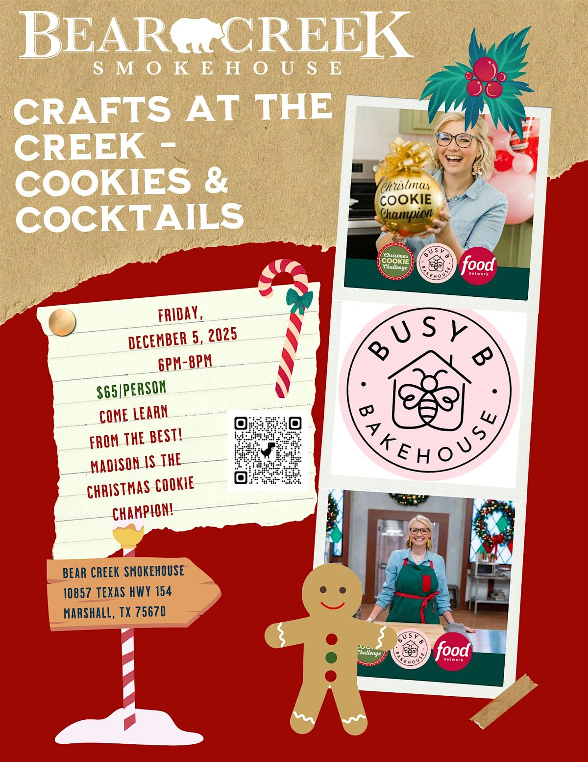 Crafts at the Creek - Cookies & Cocktails