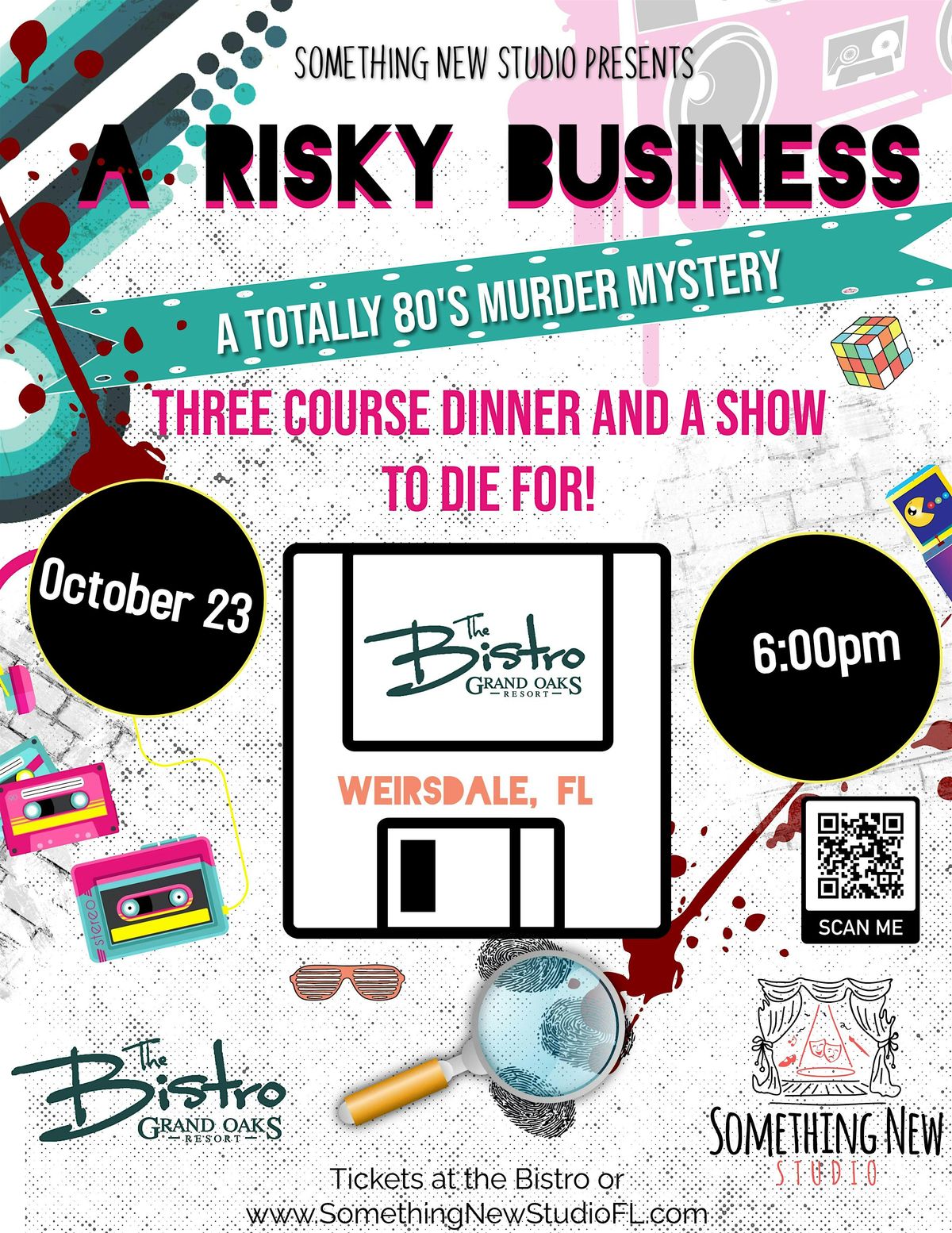 A Risky Business - A Totally 80's M**der Mystery Dinner Event