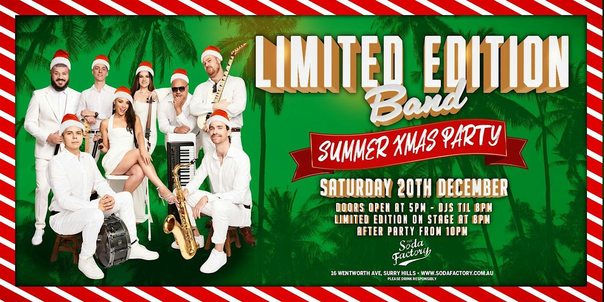 Limited Edition Band Summer XMAS Party