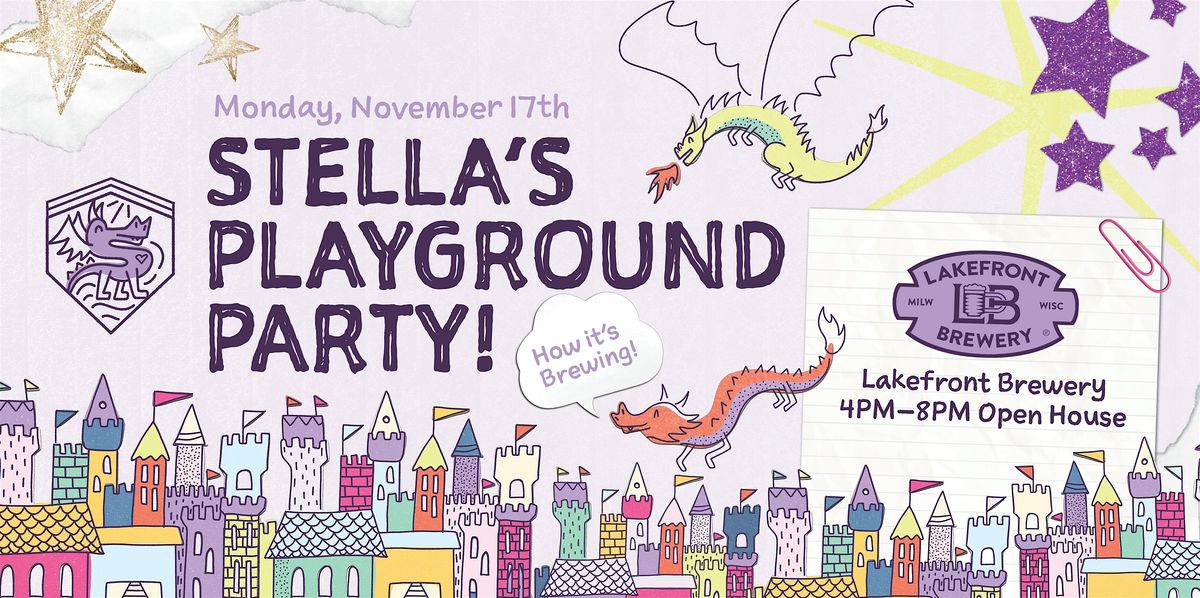 Stella's Playground Party: How it's brewing!