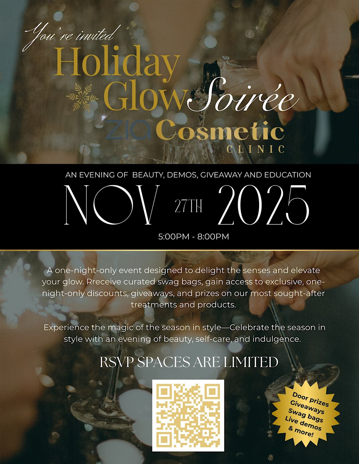 Holiday Glow Soiree- Zia Cosmetic Clinic