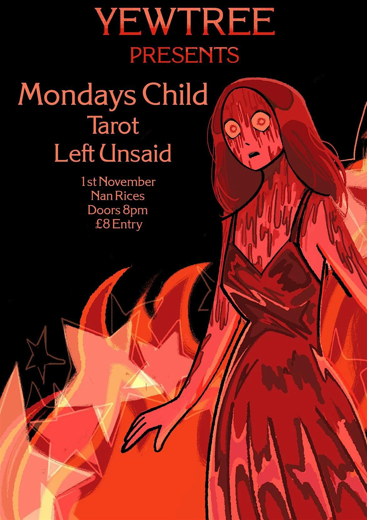 YEW TREE SAMHAIN SHOWCASE: Mondays Child with Tarot and Left Unsaid