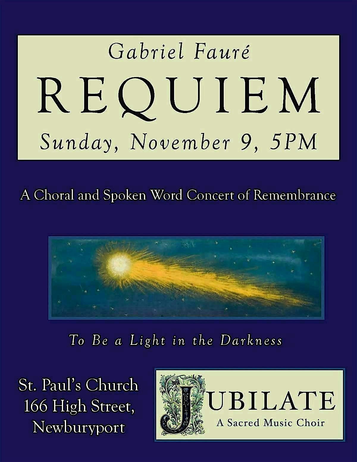 Faure Requiem : A benefit concert for SNAP recipients