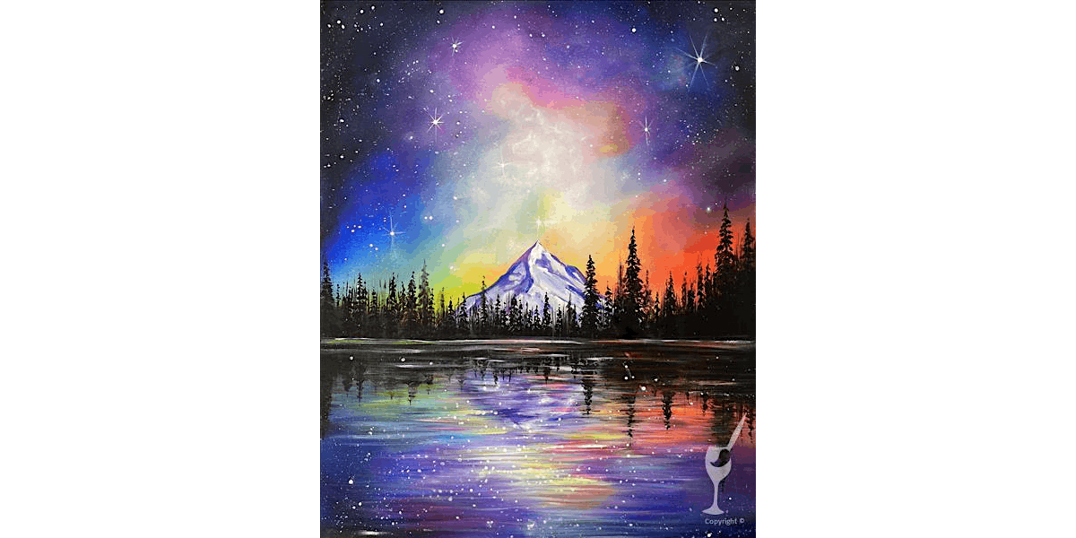 Rainbow Milky Way Sky - Paint and Sip in Denver | Classpop!\u2122
