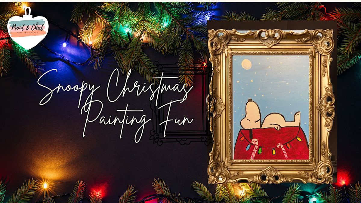 Snoopy Christmas Painting Fun