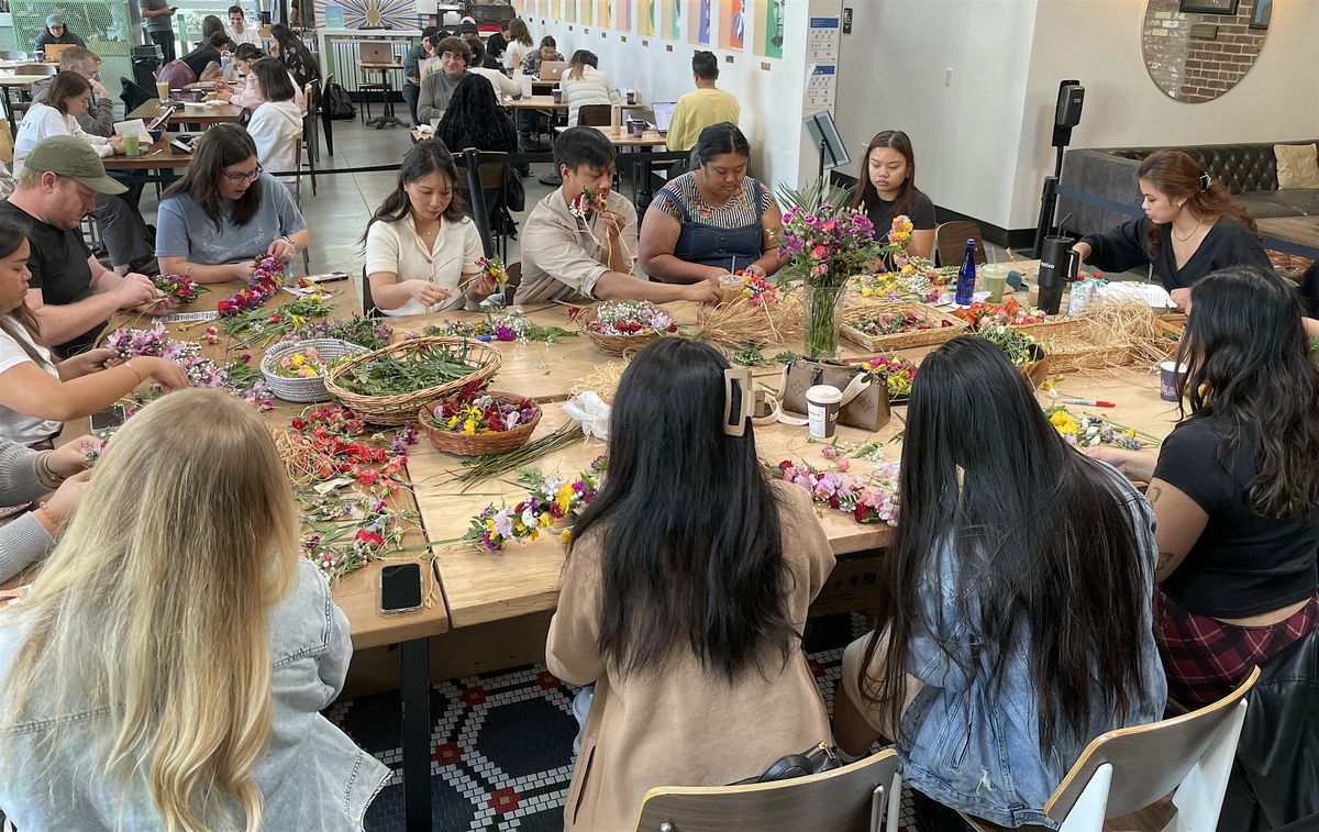 Lei Po'o (Hawaiian Floral Crown) Workshop at Mr. Mahjong's