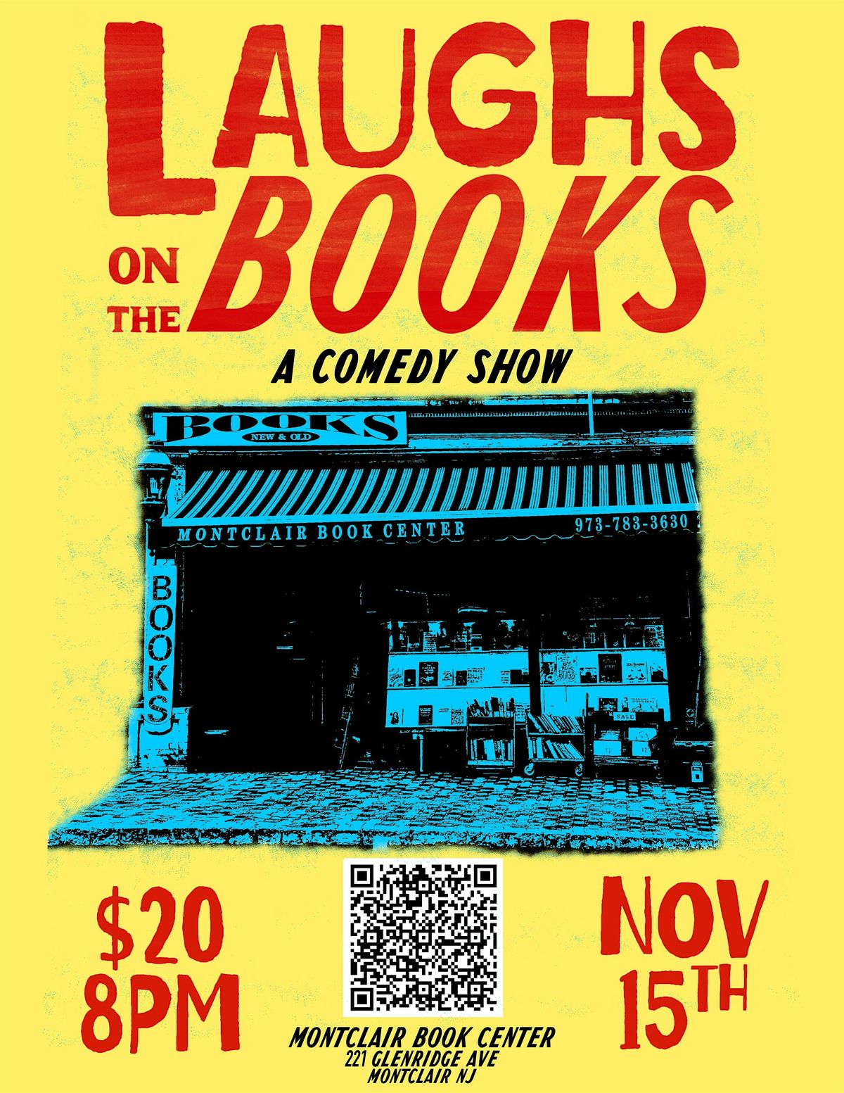 Laughs on the Books: Montclair's best stand up comedy show!