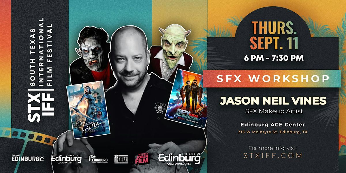 STXIFF 2025 -Zombie SFX Makeup Workshop with Jason Vines