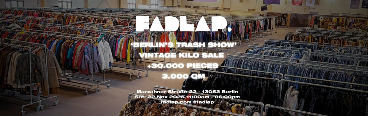 Vintage & Secondhand Kilo Sale Berlin \u2013 30,000 Pieces - Berlin\u2019s Trash Show