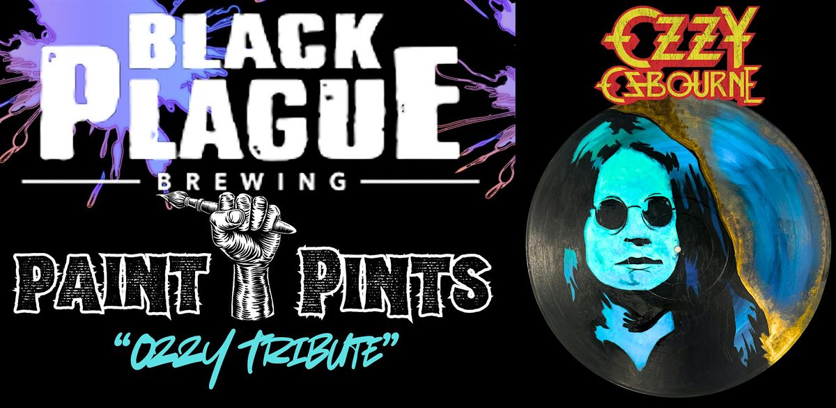 Ozzy Tribute - Paint and Pints at Black Plague Brewery