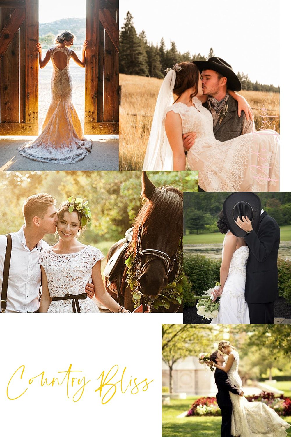 Rustic and Chic Stylized Wedding