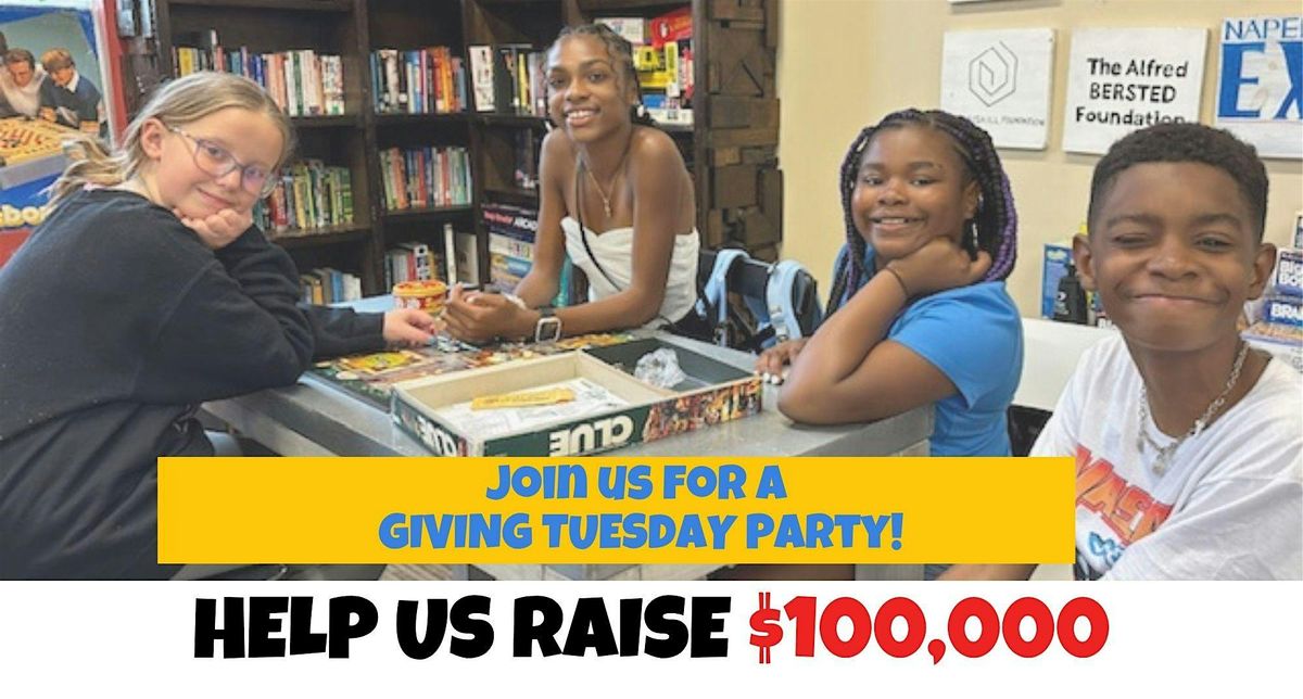 Let\u2019s Party on Giving Tuesday at the Alive Center