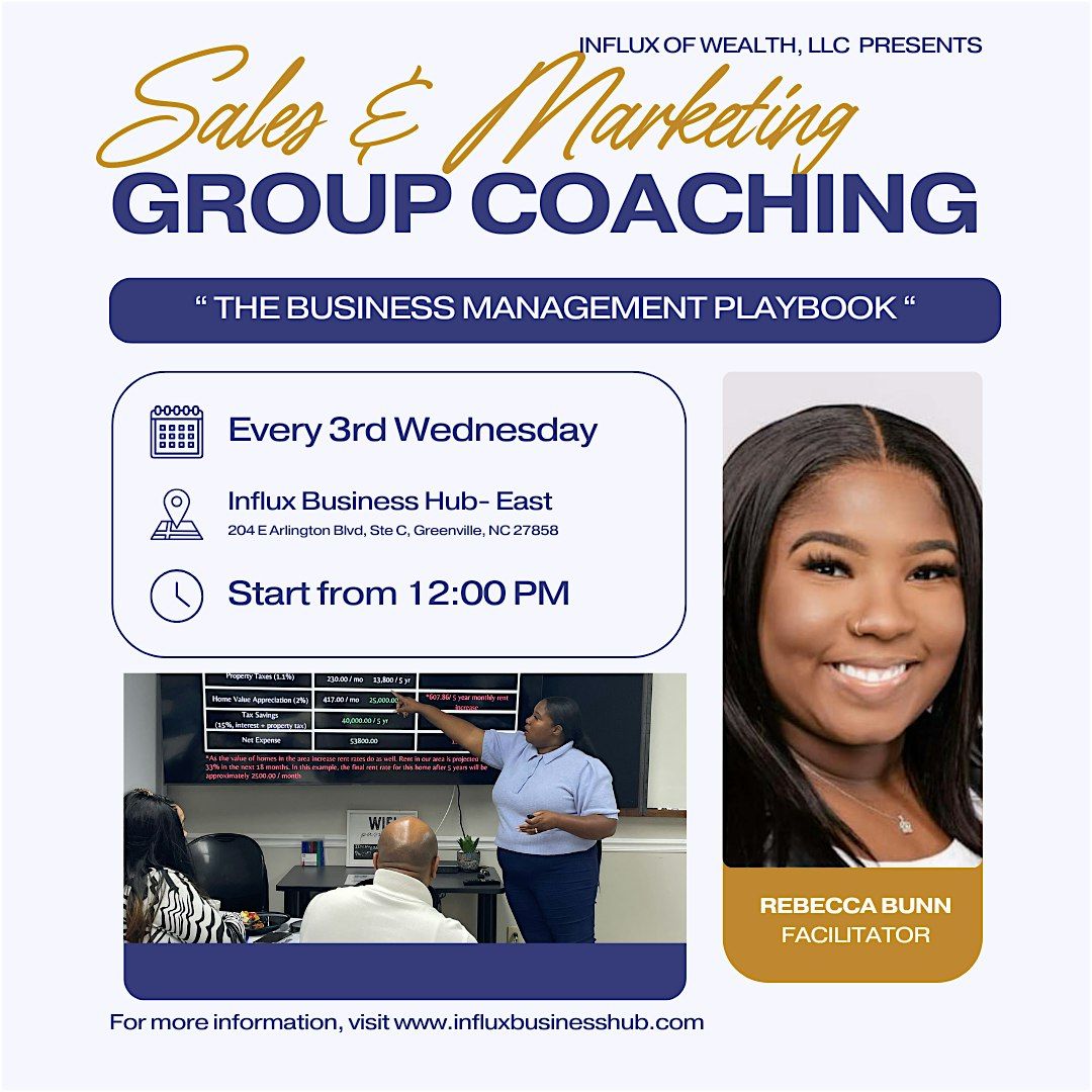 Sales & Marketing- Group Coaching