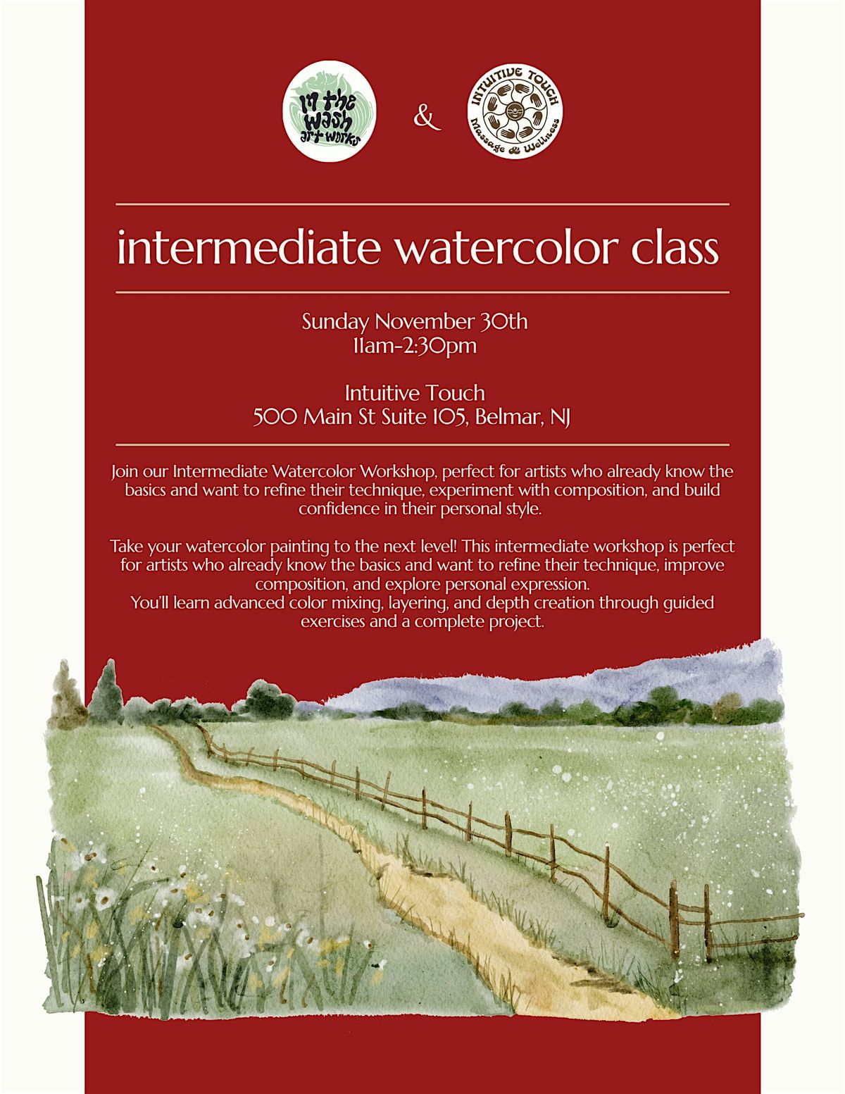 Intermediate Watercolor Workshop