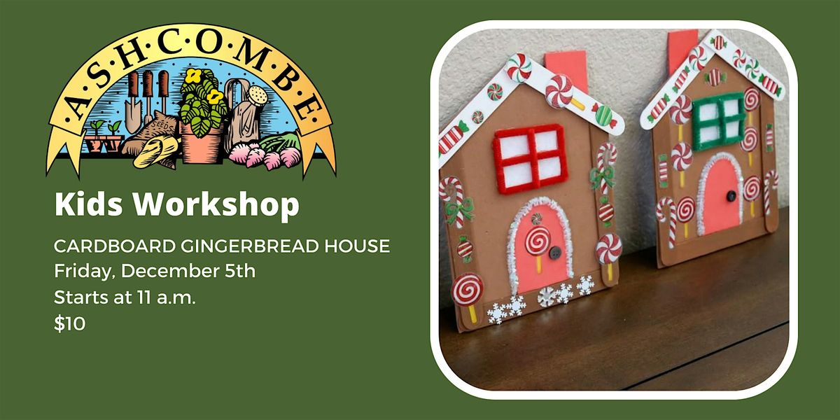 Cardboard Gingerbread House
