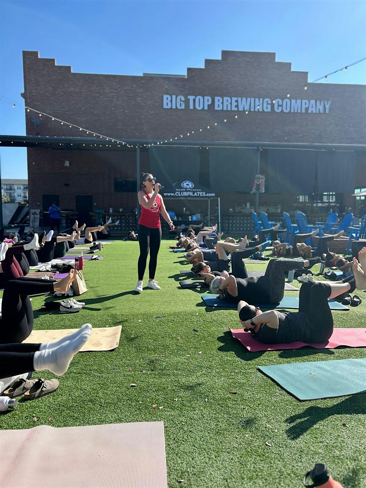 Club Pilates and Pints at Big Top Brewing Co.