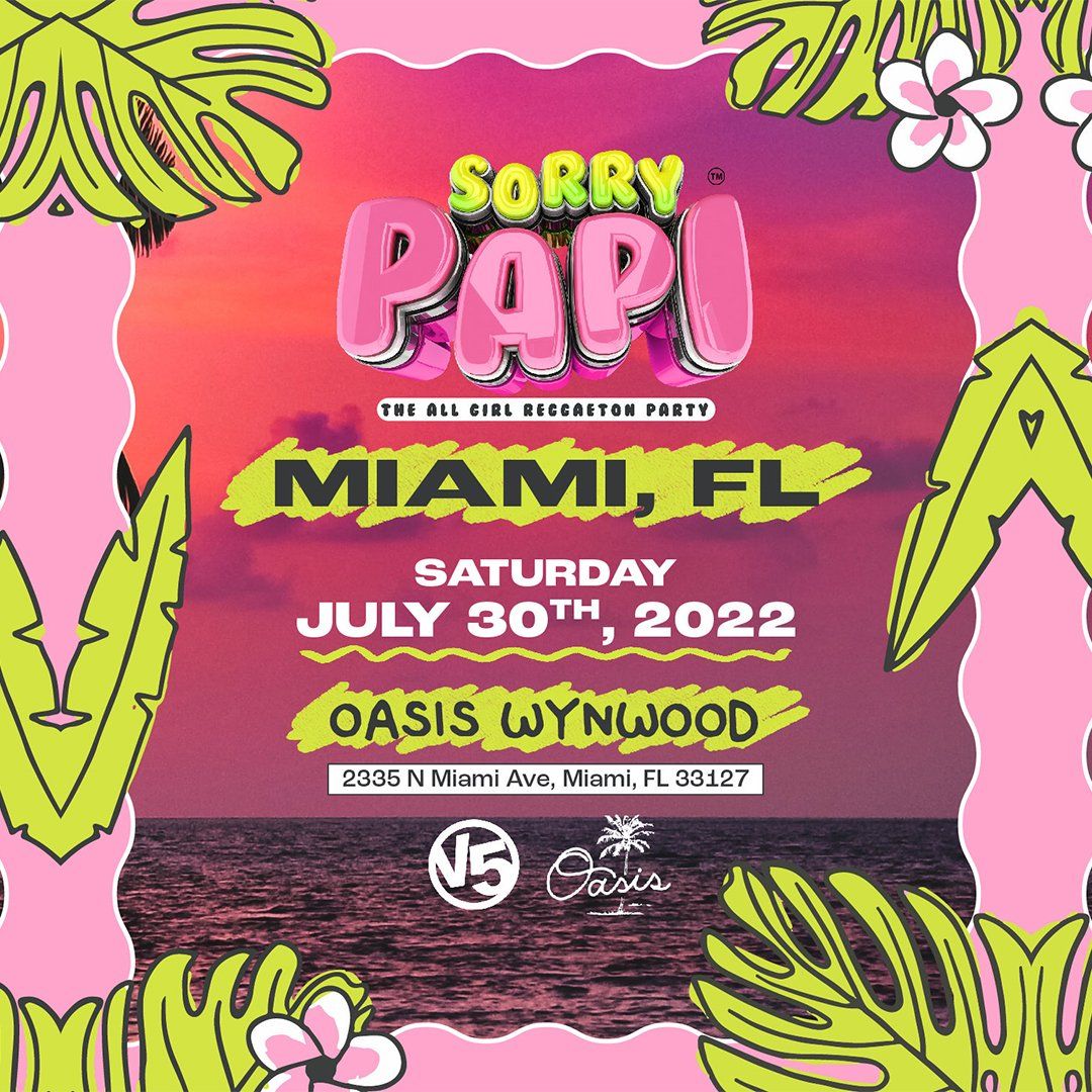 Sorry Papi at August Hall